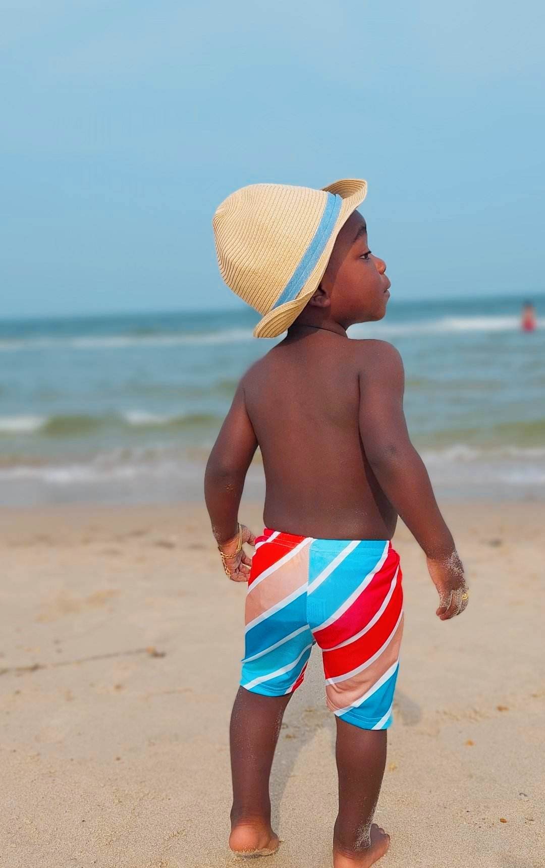 Colorful Swim Trunks