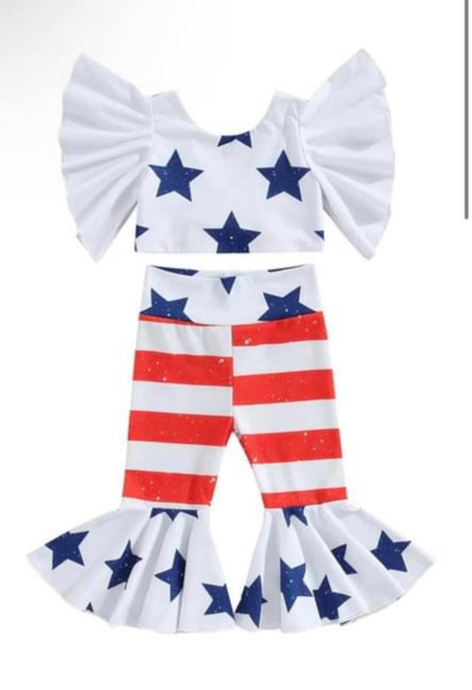 Stars and Stripes Bell set