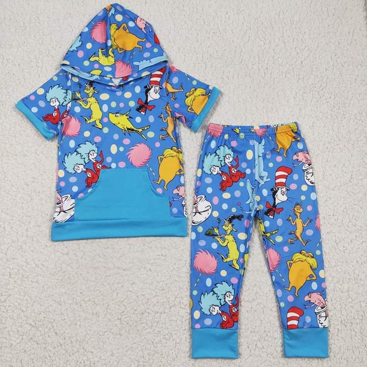 Dr. Seuss Boys hoodie set